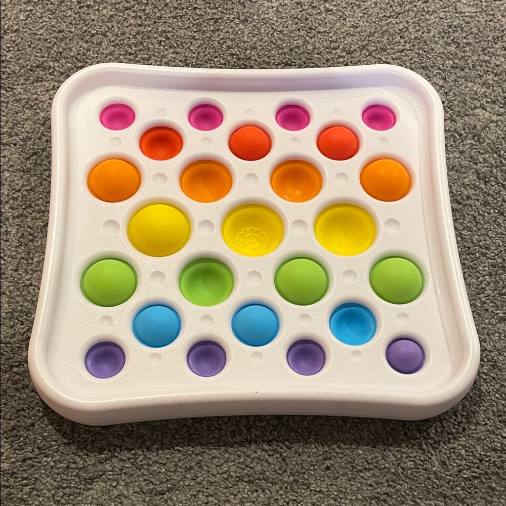 EUC Large Vibrant Multi-Color Pop It Sensory Fidget Toy